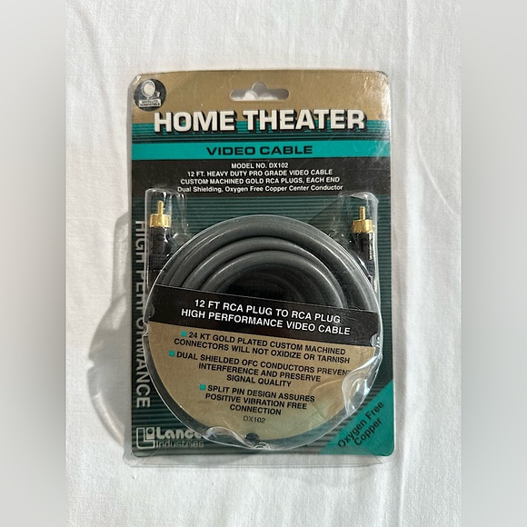 LANCE HOME THEATER AUDIO VIDEO CABLE 12 FT - Picture 1 of 3